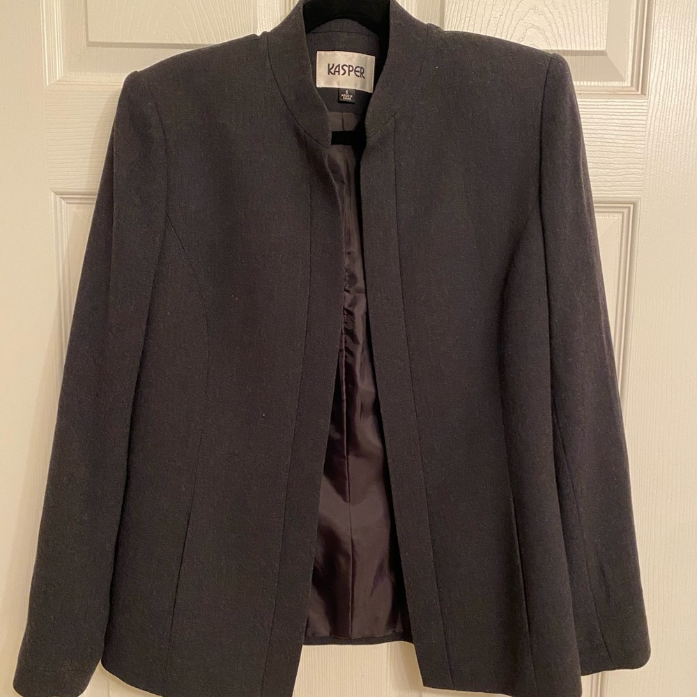 Deep grey suit jacket